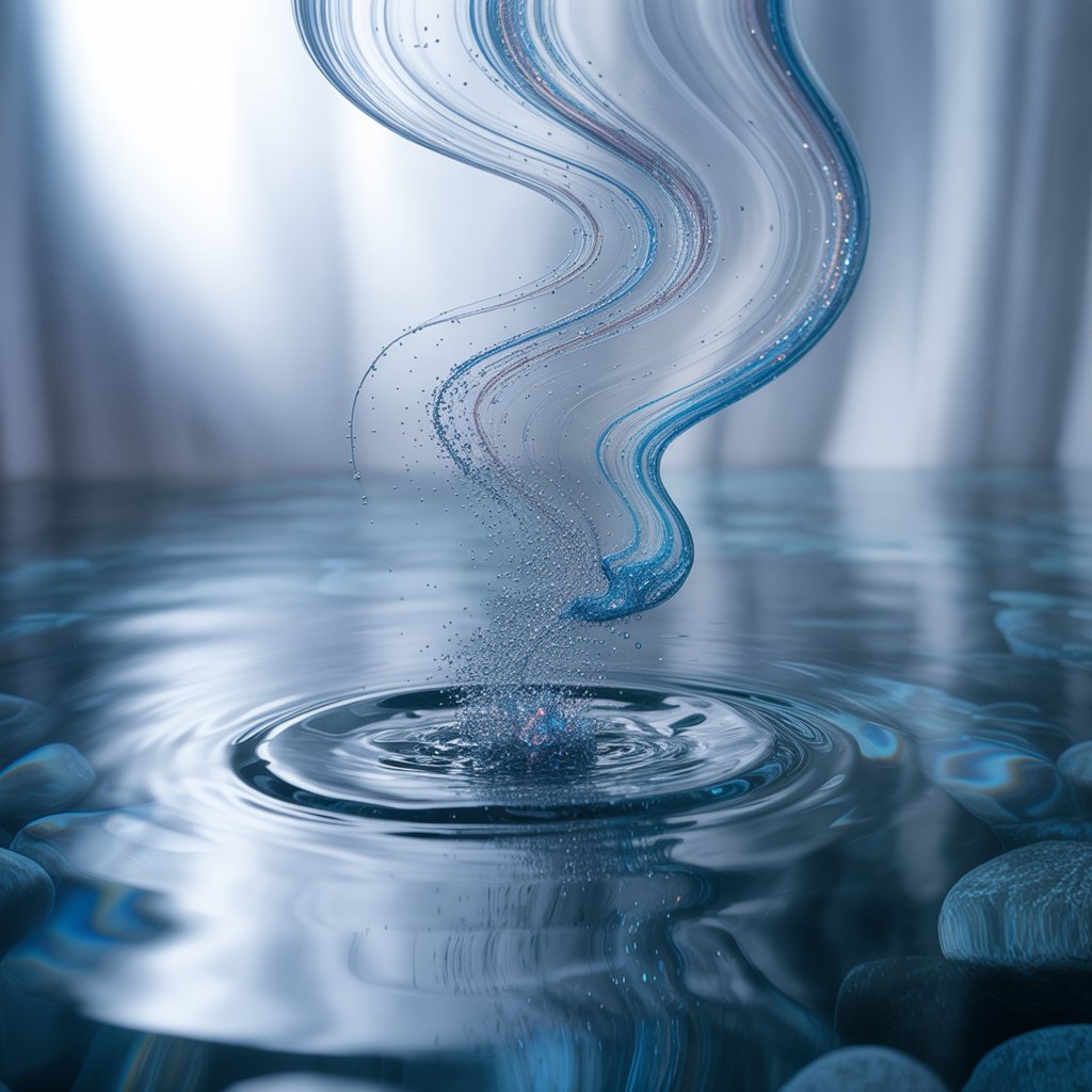 Deep Cleanse – Heavy Metal Detox and Nutrient Restoration Abstract swirl of blue light in water symbolizing heavy metal detox and deep cleansing.